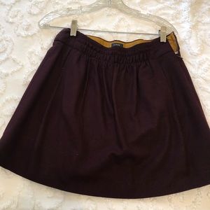 Burgundy a-line mini